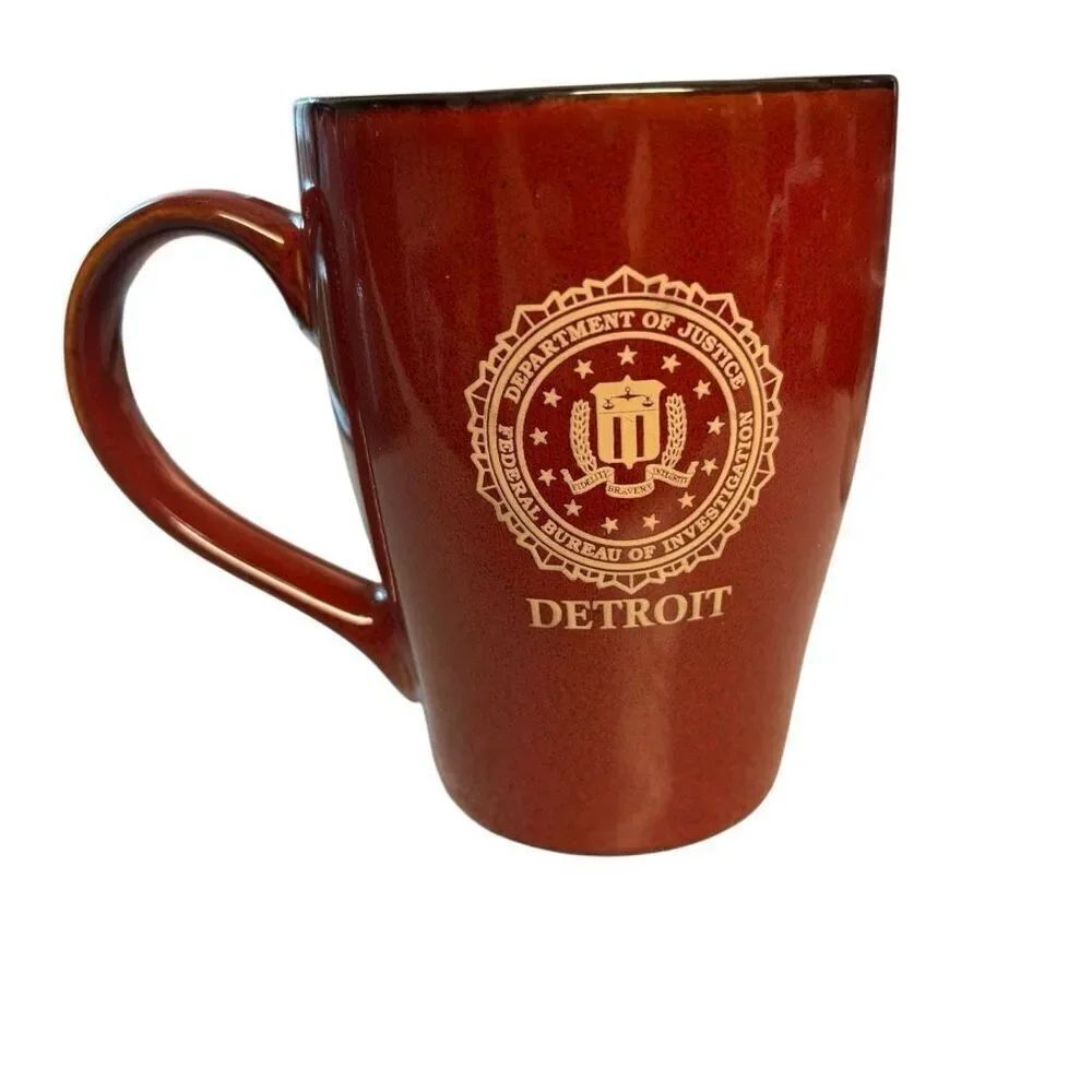 Department Of Justice Federal Bureau Of Investigation Detroit Mug